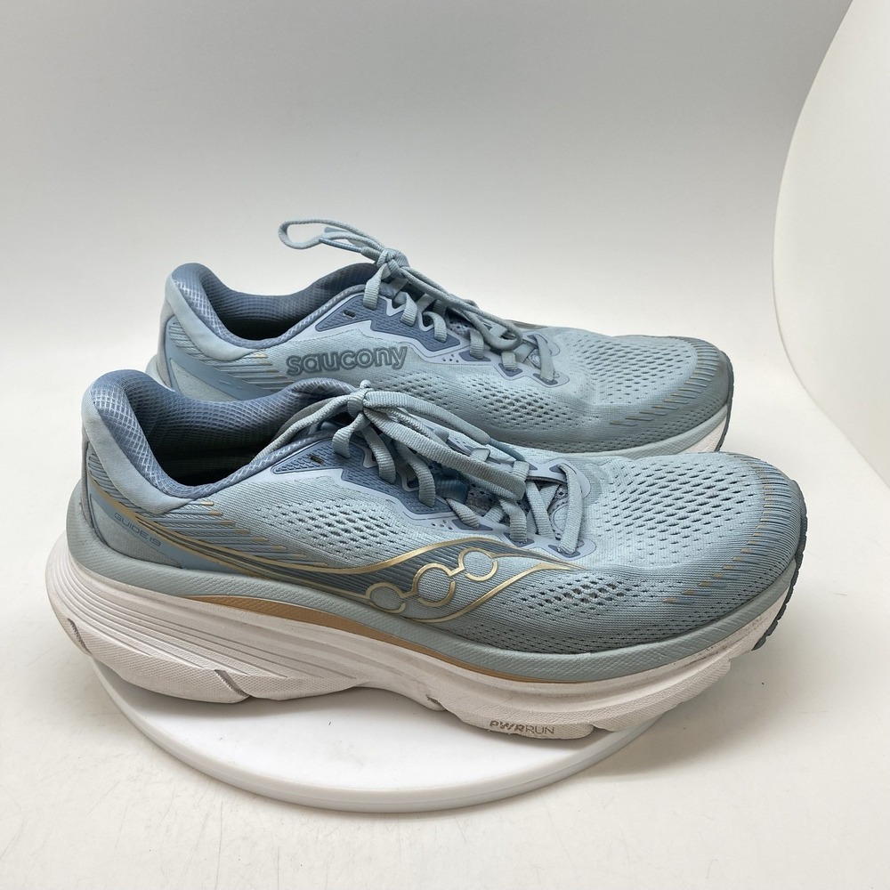 Saucony Guide 19 Womens 10 S11058-142 Blue White Athletic Running Shoes Sneakers